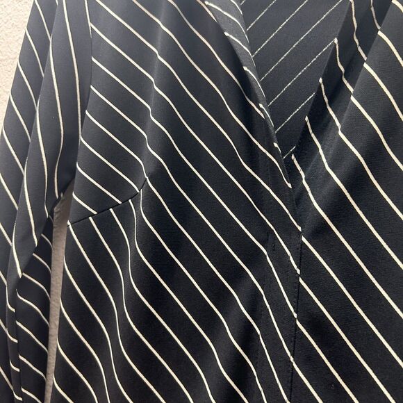 Vintage Express Dress SZ XS Striped Preppy Grunge 90s Y2K Academia Classy - Picture 4 of 8